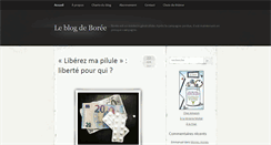 Desktop Screenshot of boree.eu